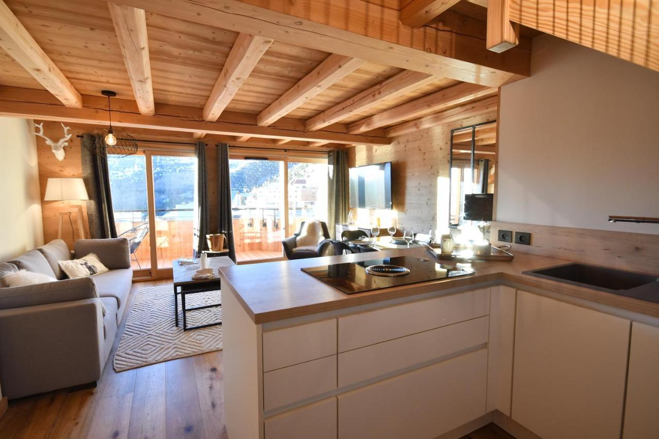 Beautiful Duplex Alpe D'Huez Alpe d'Huez Exterior foto